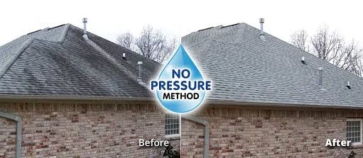 no pressure roof cleaning